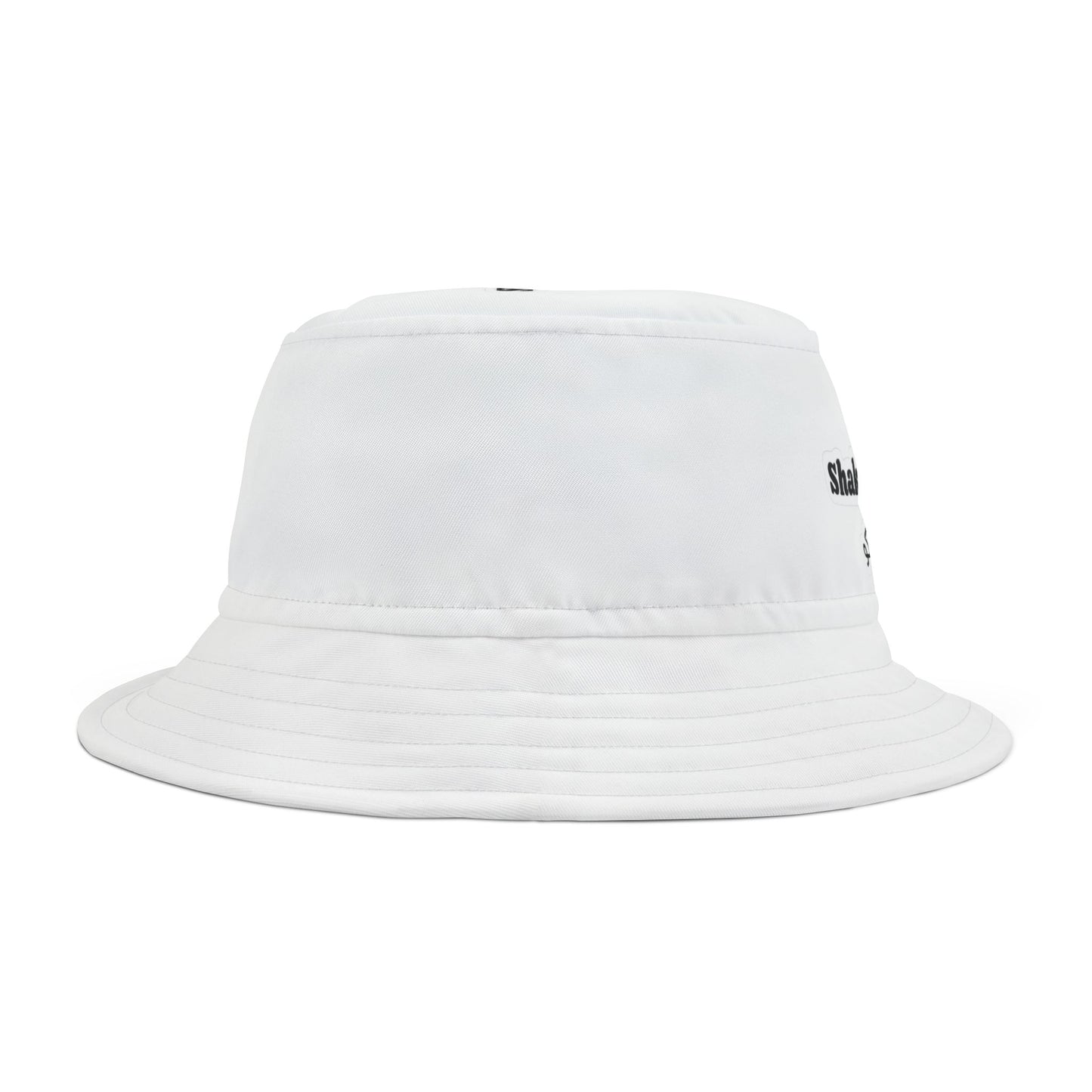 Stylish AOP Bucket Hat with 'Shaku maku' Print | Trendy Summer Accessory, Gift for Beach Lovers, Festival Fashion, Unisex Outdoor Hat