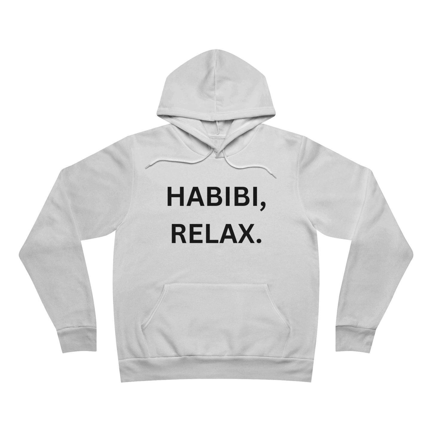 Chill Vibes Hoodie - "HABIBI, RELAX" Unisex Pullover Sweatshirt, Cozy Gift for Home, Relaxation, Casual Style